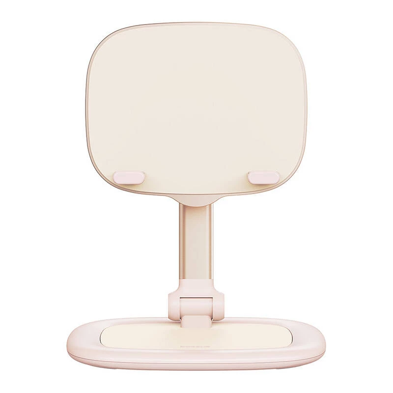 Supporto per tablet e telefono Baseus Seashell Series rosa – regolabile in altezza, leggero