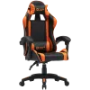 Sedia gaming CANYON Core SGCH2 nero arancione — design ergonomico, regolabile in altezza