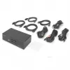 Switch KVM DIGITUS, 4 porte, doppio display, 4K, DisplayPort®
