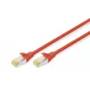 Cavo patch Digitus CAT 6A S/FTP DK-1644-A-0025/R 0,25 m rosso