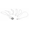 Cavo USB SAVIO CL-123 USB 2.0, USB A a Micro-USB B, 1 m, bianco