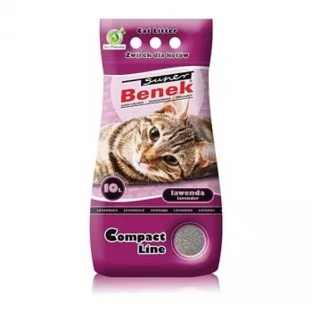Certech Super Benek Compact lavanda - lettiera per gatti agglomerante 10 l