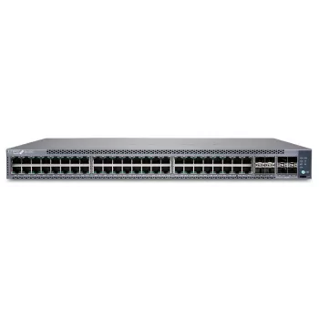 Juniper EX4100 48 porte 10/100/1000BaseT PoE+, 4x porte uplink 10G SFP+, 4x porte stacking/uplink 25G SFP28, ventole ridondanti, 1 alimentatore AC JPSU-920-AC-AFO incluso (ottica venduta separatamente) con SW standard. Conforme TAA. (EX4100-48P)