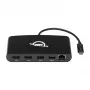 OWC Thunderbolt 3 Mini Docking Station, 5 porte, supporta due display 4K, porta Gigabit Ethernet, cavo integrato