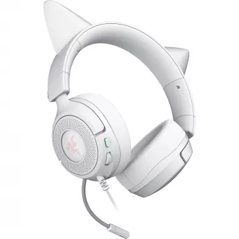 Headset Razer Kraken Kitty V3 X — headset gaming con illuminazione RGB, design leggero, microfono integrato