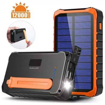 Powerbank Propper Solar 12000mAh grigio