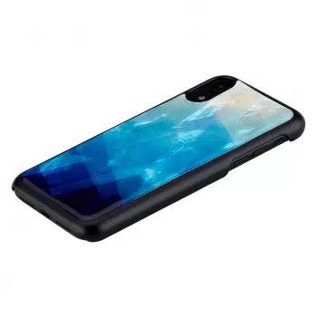 Custodia per cellulare iKins per iPhone XR – blausee esterno, nero interno