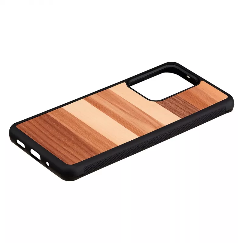 Custodia protettiva man and wood Galaxy S20 Ultra — finitura legno nero