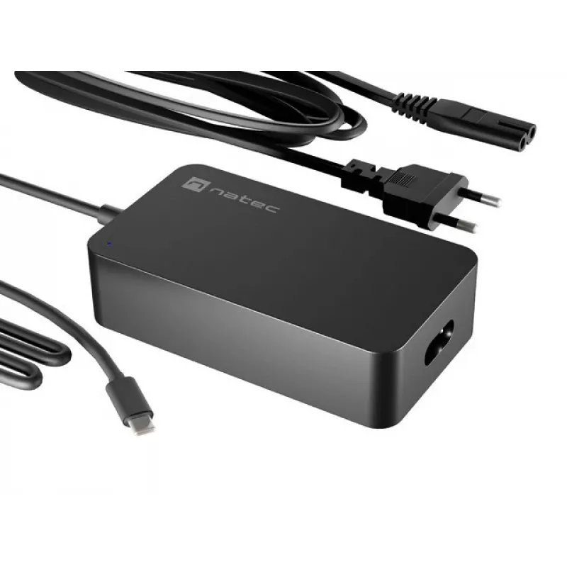 NATEC Grayling USB-C 45W alimentatore universale nero