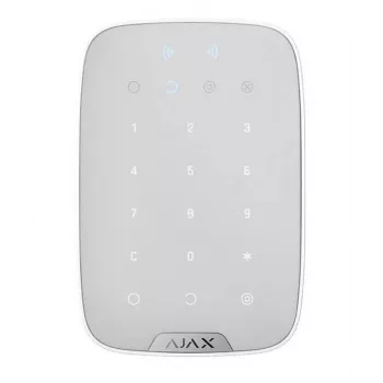 Tastiera wireless Ajax WRL/PLUS BIANCO – Modello 38253, tastiera per controllo accessi a parete