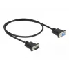 Cavo seriale DeLOCK 86613 nero 0,5 m RS-232