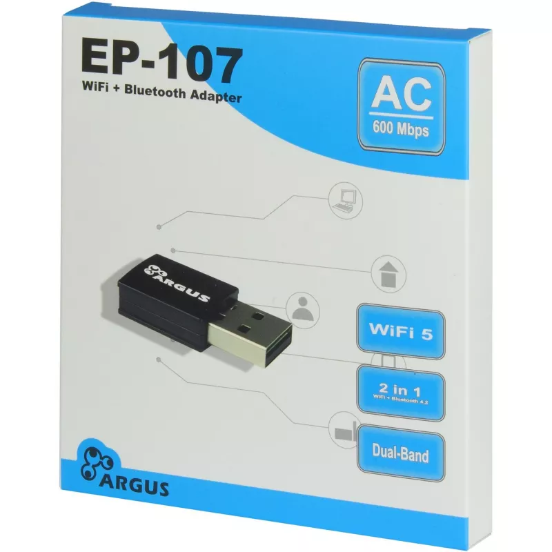 Scheda di rete Inter-Tech 88883056 WLAN Bluetooth 600 Mbit/s