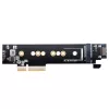 Silverstone SST-ECM28 scheda adattatore M.2/SATA, PCIe 4.0, 1x M-Key, 1x SATA