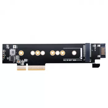 Silverstone SST-ECM28 scheda adattatore M.2/SATA, PCIe 4.0, 1x M-Key, 1x SATA