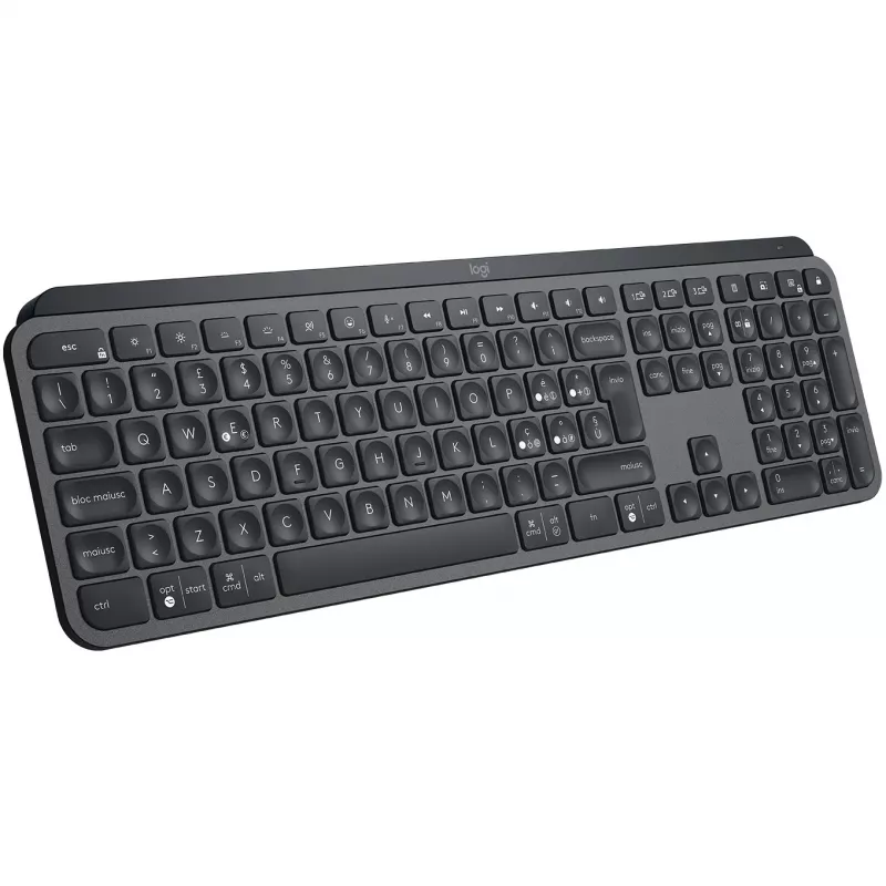 Logitech MX Keys for Business Tastiera RF Wireless + Bluetooth Italiano Grafite (920-010247)