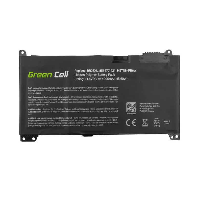 Batteria ricaricabile sostitutiva per notebook Green Cell HP122 (HP122)