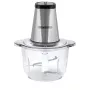 Tritatutto elettrico HEINRICH'S HMZ 8850, 500 W, ciotola 2 L, 4 lame, tecnopolimero, argento