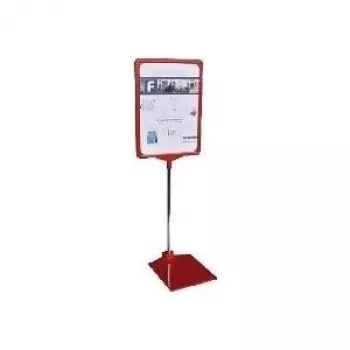 Portadocumenti Franken PSM A4 01 metallo rosso