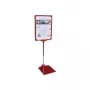 Portadocumenti Franken PSM A4 01 metallo rosso