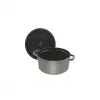 Cocotte Staub 20 cm grigio ghisa