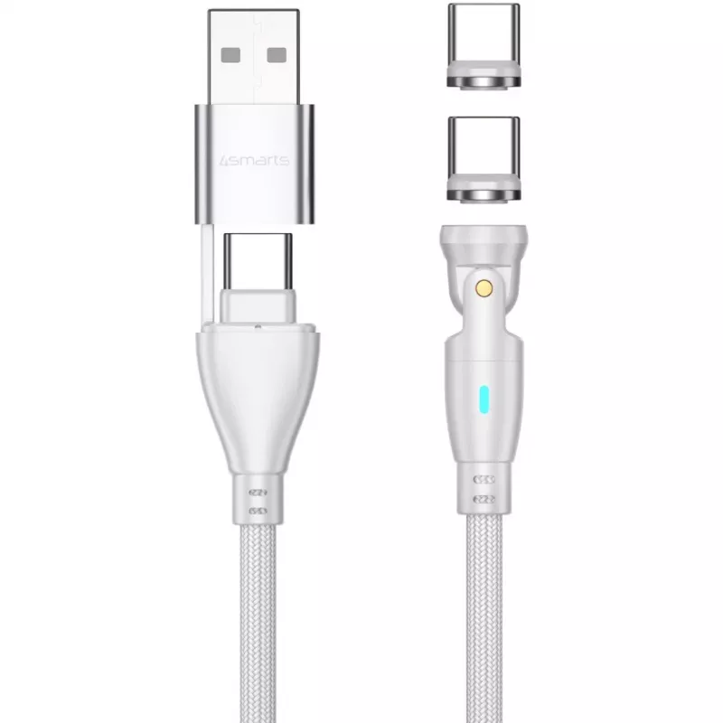 Cavo USB 4smarts 541236 USB 2.0 1,8 m USB-C bianco