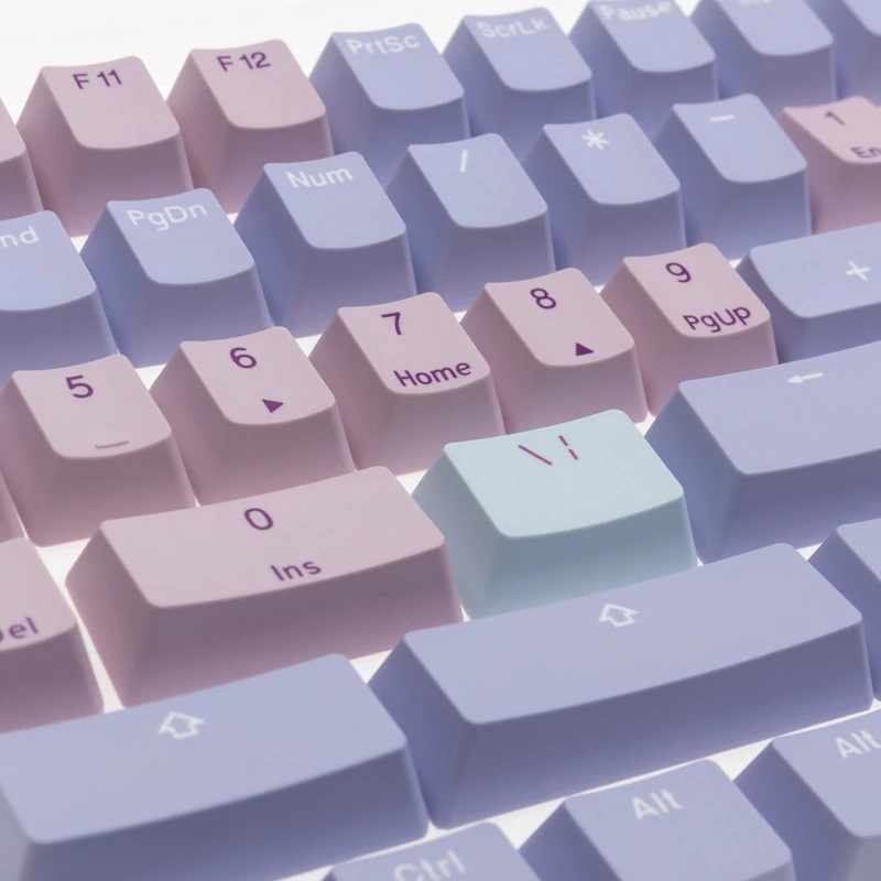 Set di keycap Ducky Macaron PBT Doubleshot 133 tasti per tastiere meccaniche, Ducky DCA132-USMACOEPD1