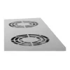 Digitus DN-19 FAN-4-HO-SW unità di ventilazione da tetto 19 pollici, 4 ventole, termostato, nero