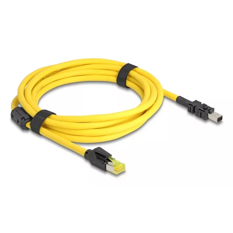 Cavo di rete DeLOCK 81252 nero giallo 3m Cat6