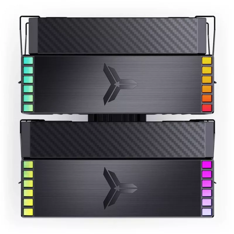 Dissipatore CPU Jonsbo HX6280 PWM RGB 130 mm, nero
