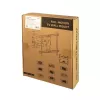 LogiLink BP0114 staffa a muro per TV a movimento completo (inclinabile/orientabile), 37–80 pollici (94–203 cm), VESA fino a 600x400, nera