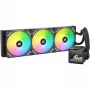 Dissipatore a liquido per CPU All-in-One Sharkoon S60 ARGB – radiatore da 360 mm, 3 ventole PWM da 120 mm, nero
