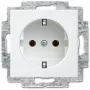 Presa tipo F Busch-Jaeger 2P+E 16 A 250 V bianco