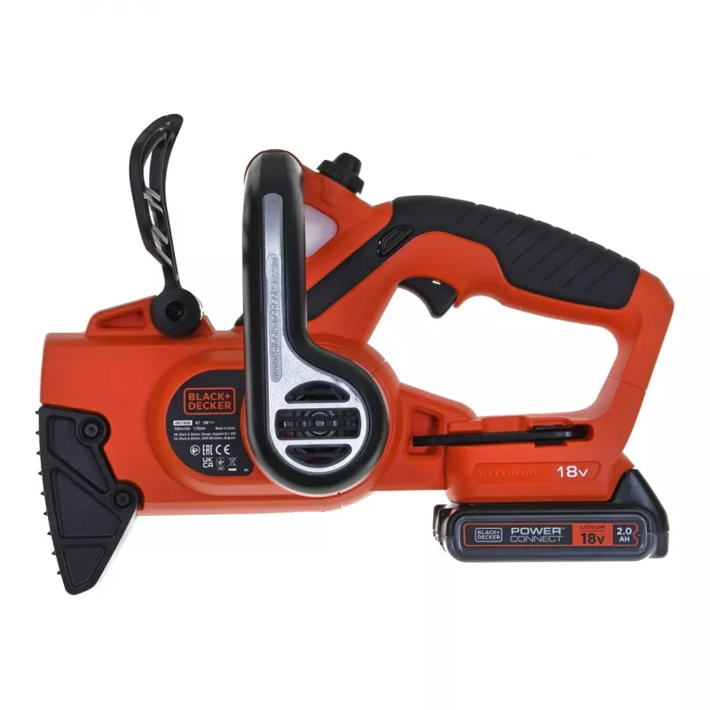 Black & Decker GKC1820L20 motosega a batteria, nera/arancione