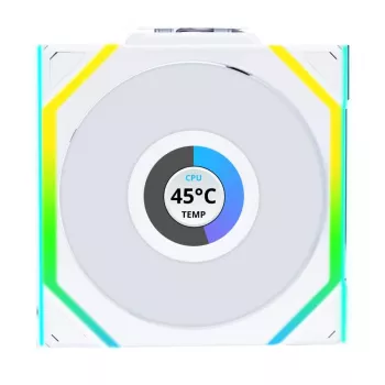 Lian Li UNI FAN SL Wireless LCD ARGB 120 mm bianco confezione da 3