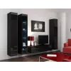 Vetrina Cama VIGO '180' 180/40/30 nero/nero lucido
