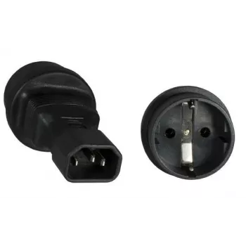 Adattatore per connettore di alimentazione Microconnect PE14CEEAD C14 tipo F nero