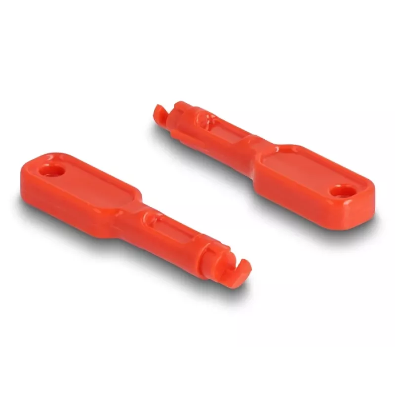Blocca porte DeLOCK 20928 RJ-45 rosso plastica 11 pezzi