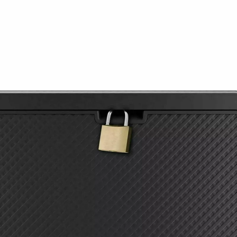 Box da esterno Keter 249722 270 L, resistente alle intemperie, grafite, rettangolare 1180×440×580 mm