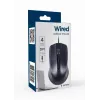 Mouse ottico nero USB cavo 1,8 m