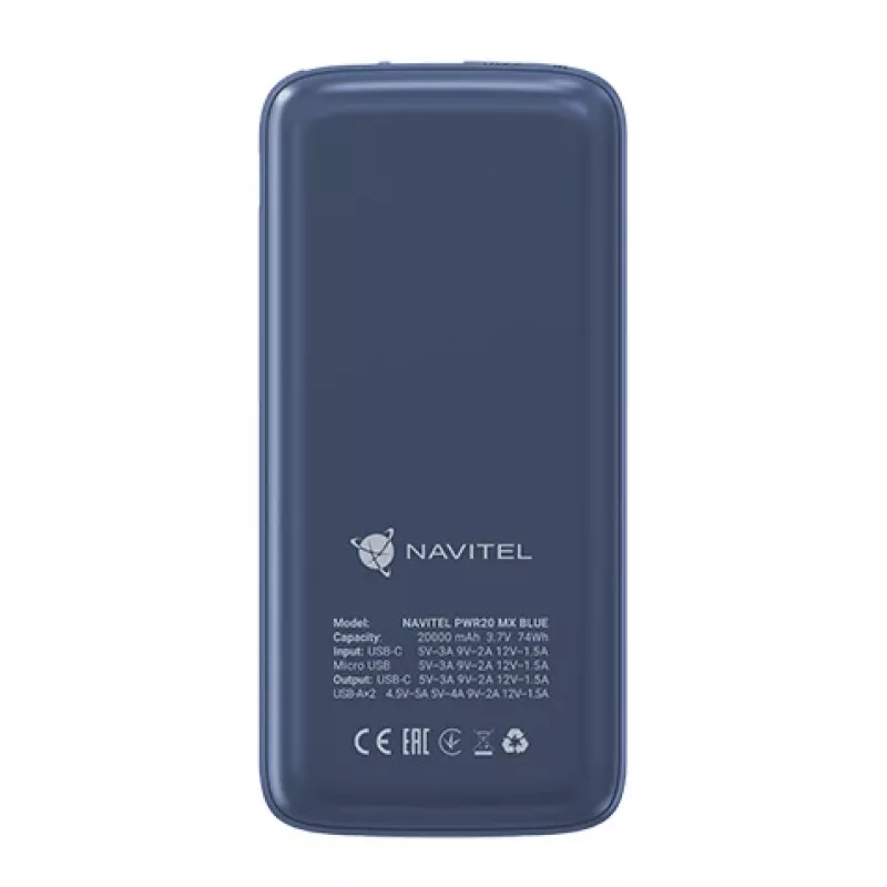 Powerbank portatile Navitel PWR20 MX BLUE 20000 mAh