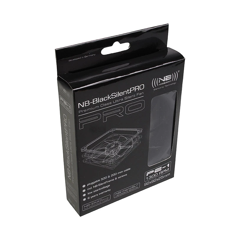 Ventola per case Noiseblocker BlackSilent Pro PE-1 92 mm