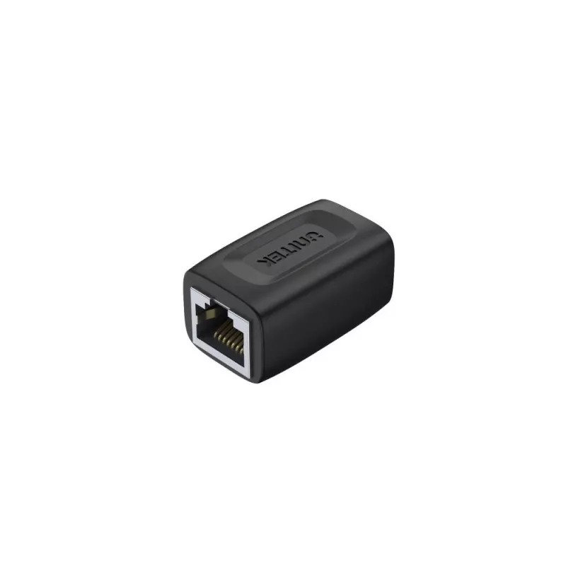 Unitek A1026BK giunzione RJ45 femmina-femmina, Cat.6, 1 Gbps, nero