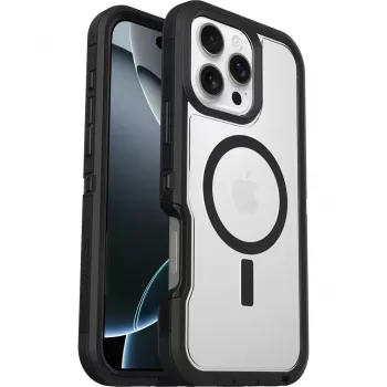 OtterBox Defender XT custodia per iPhone 16 Pro Max Dark Side trasparente/nero