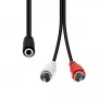 Cavo audio ProXtend M3F2XRCA-002 — 3 poli (Mini XLR) a 2×RCA, 1,5 m