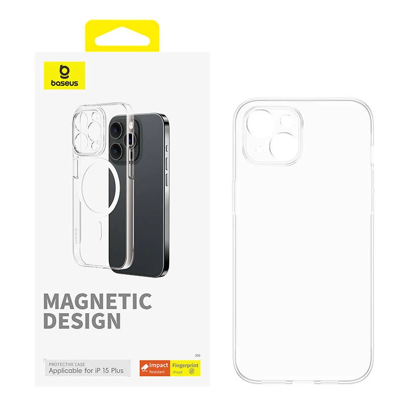 Cover Baseus P60157205203-02 per iPhone 15 Plus 17 cm