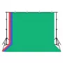 Set sfondo fotografico/treppiede Puluz 2x3m + 3 sfondi fotografici PKT5205