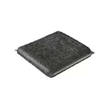 VILEDA 141656 spugna abrasiva, tessuto con acciaio inox, grigio, confezione da 2, 115×245×20 mm, 35 g