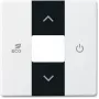 Busch-Jaeger 2CKA006220A0076 placca di copertura per supporto sensore e presa nero - bianco (2CKA006220A0076)