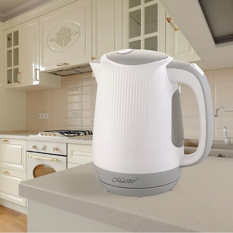 Bollitore Feel-Maestro MR042 bianco 1,7 L grigio, bianco 2200 W