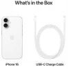 TELEFONO CELLULARE IPHONE 16/128GB BIANCO MYE93 APPLE